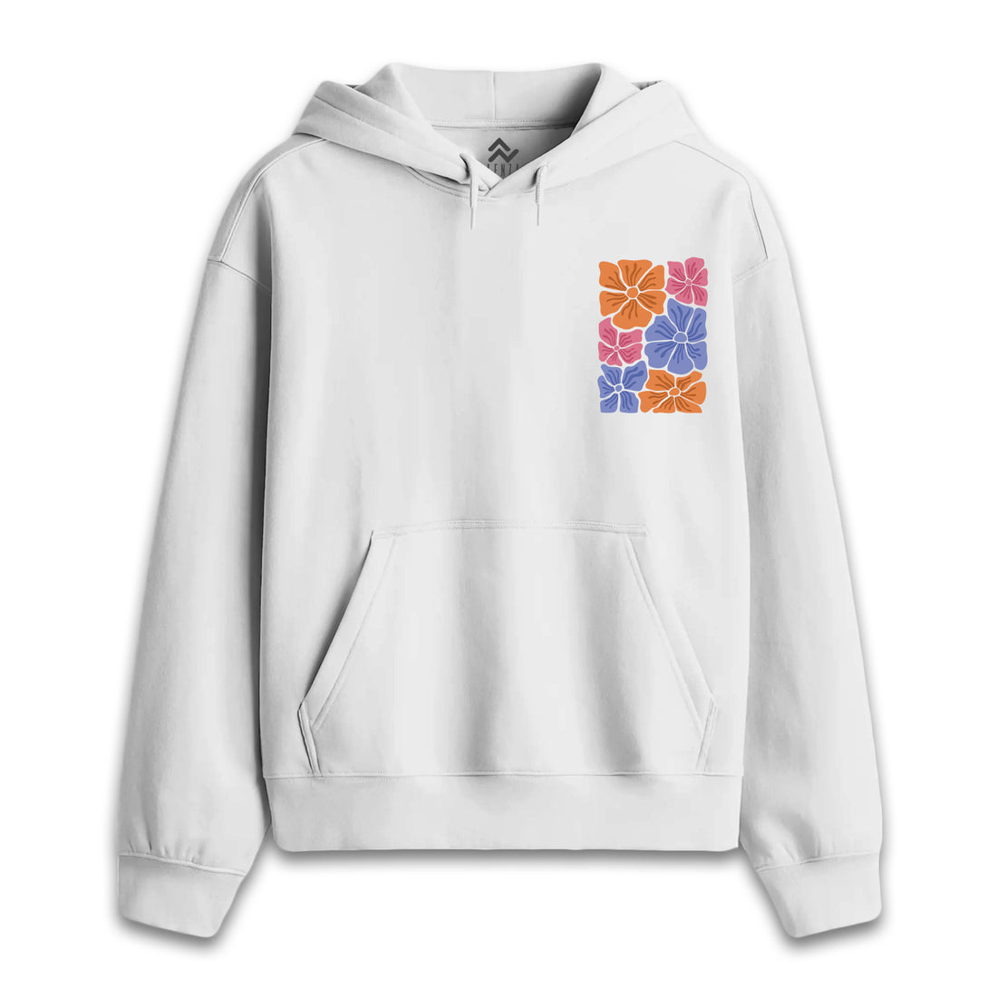 Abstract Blooms - Oversize Hoodie
