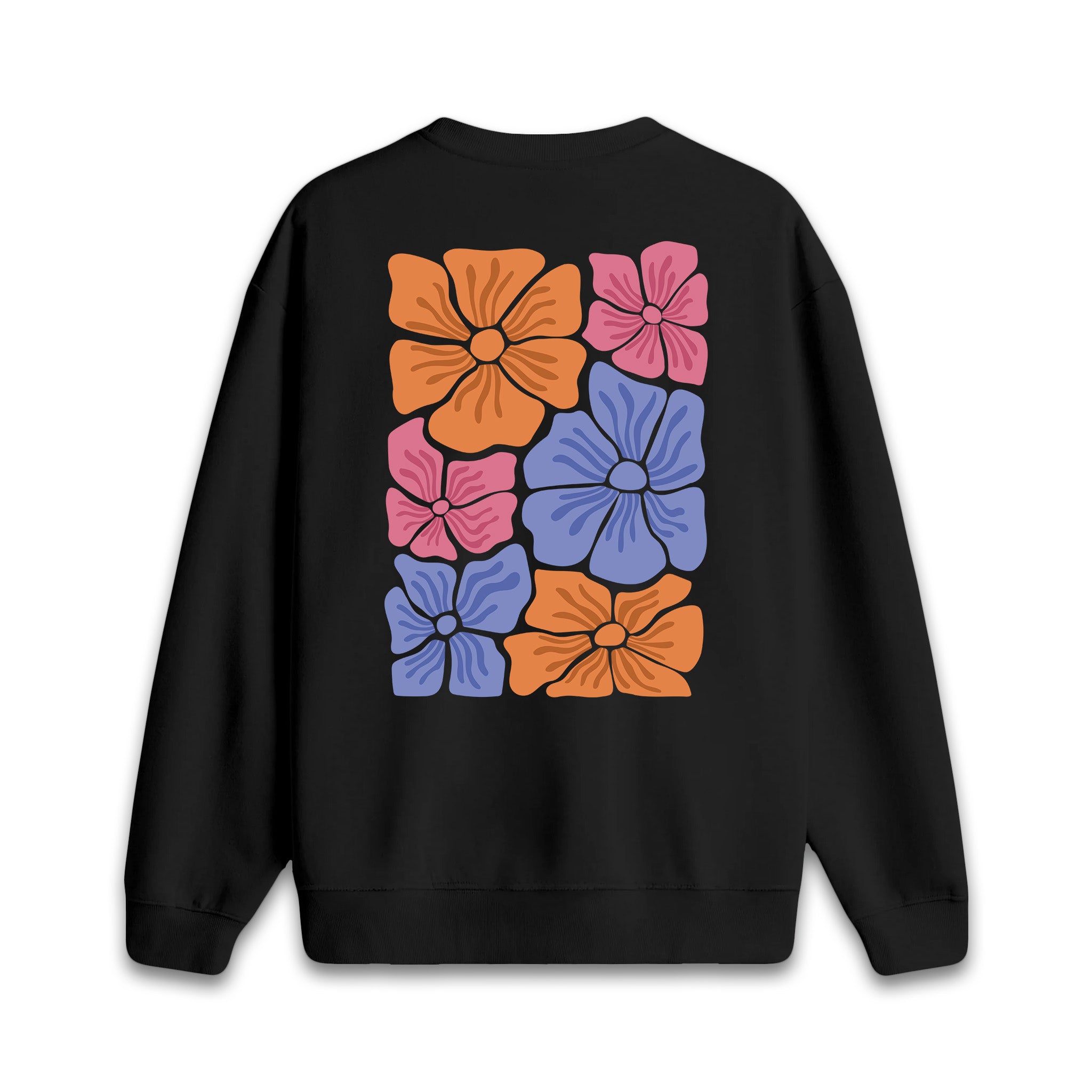 Abstract Blooms - Oversize Sweatshirt
