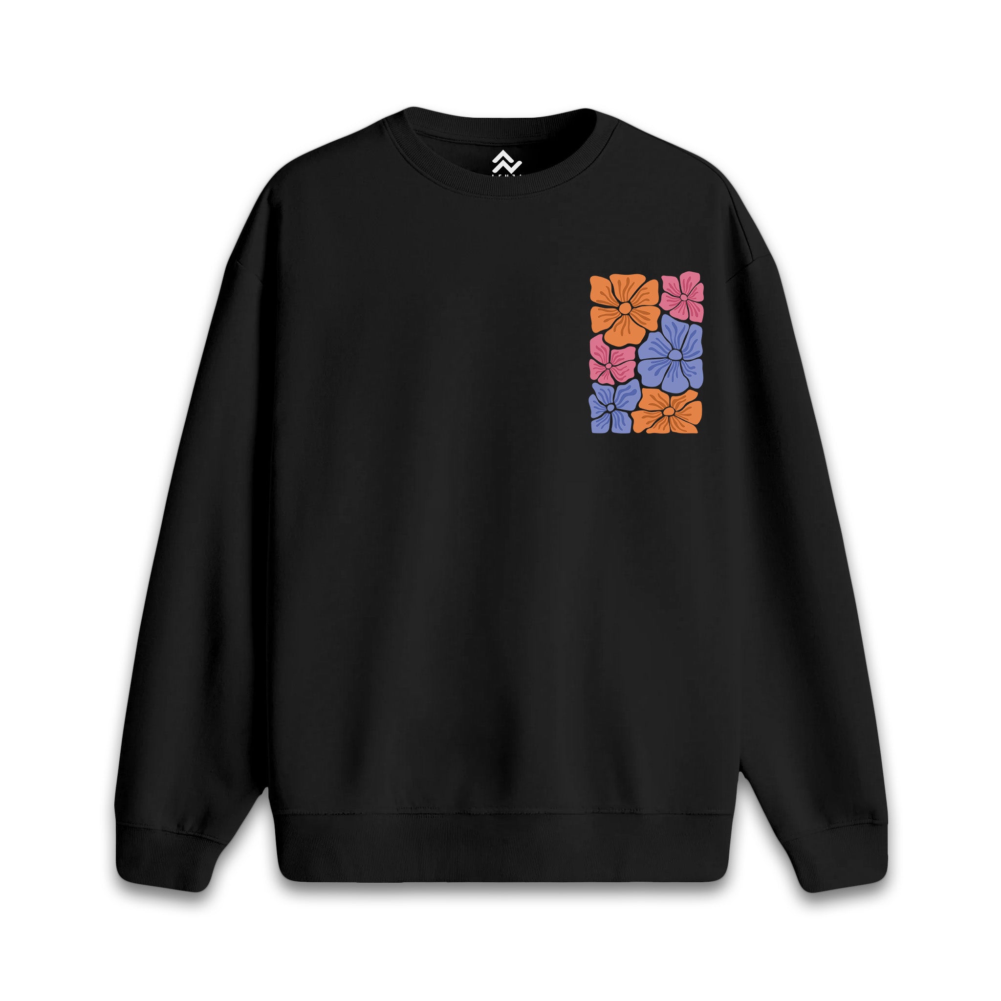 Abstract Blooms - Oversize Sweatshirt