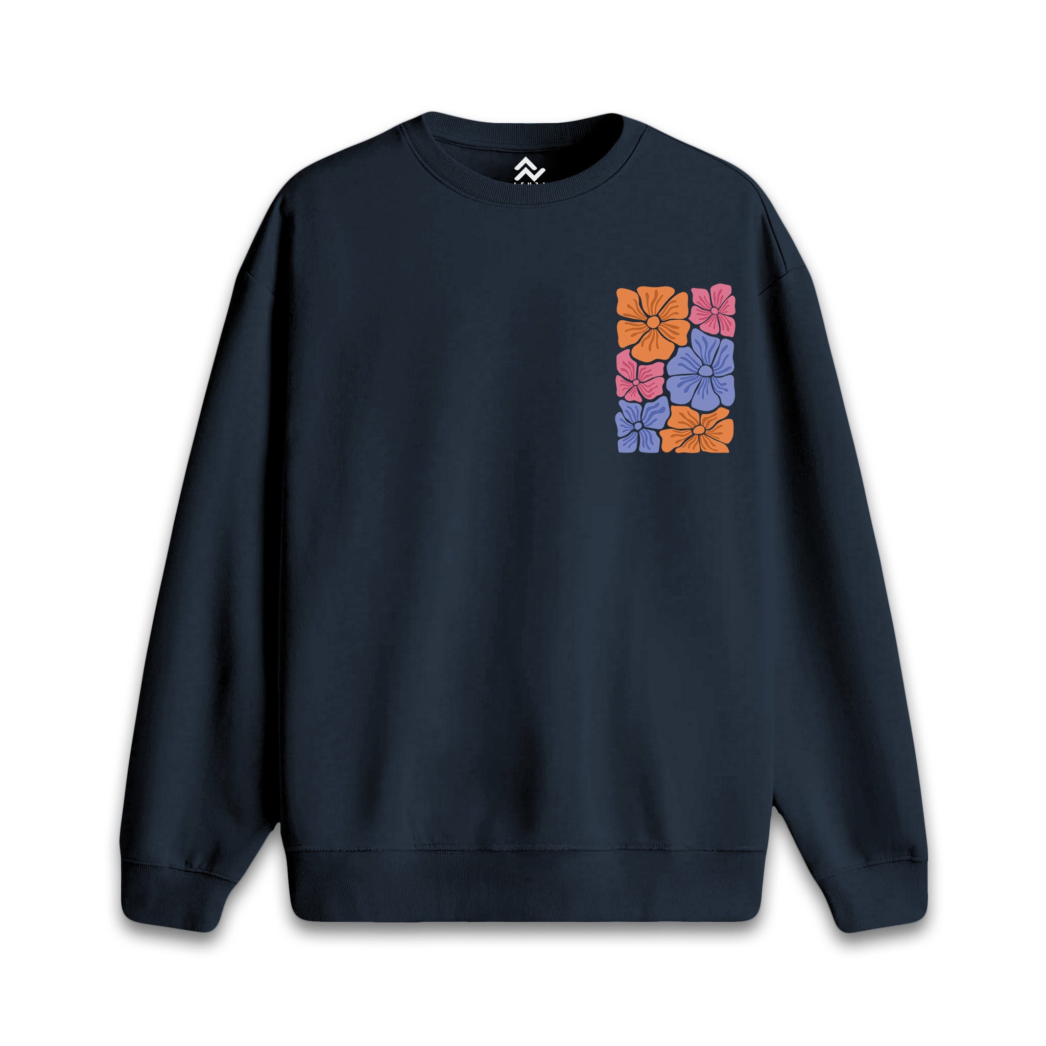 Abstract Blooms - Oversize Sweatshirt