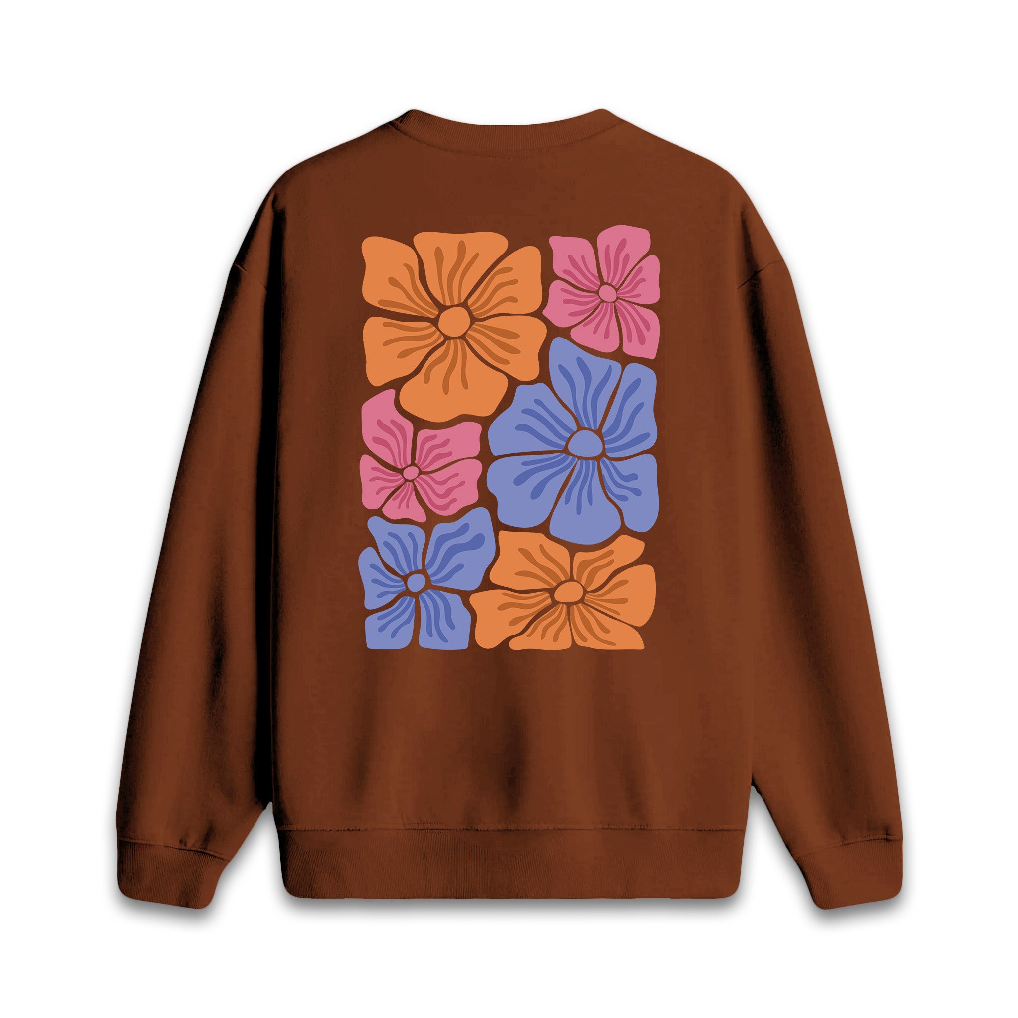 Abstract Blooms - Oversize Sweatshirt