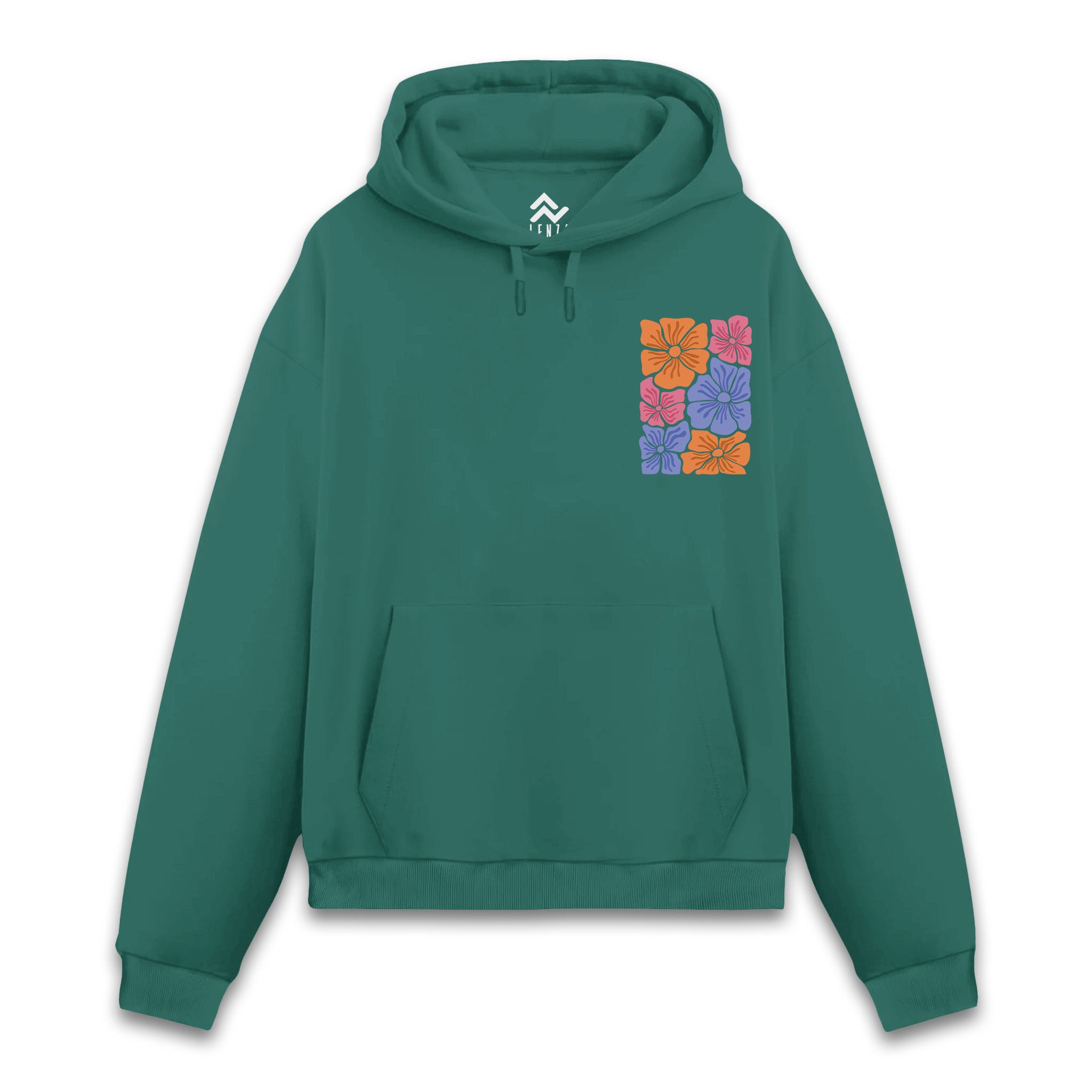 Abstract Blooms - Hoodie